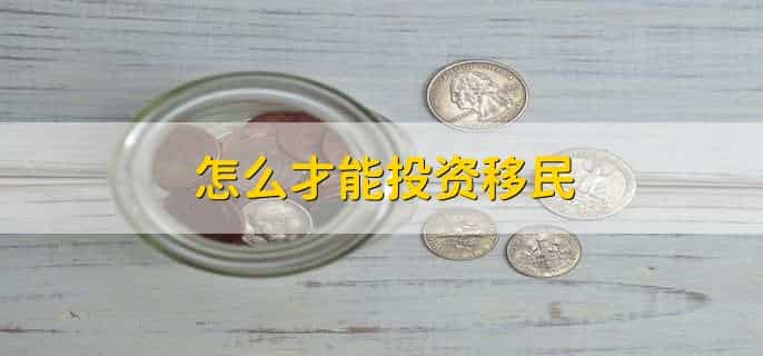 怎么才能投资移民