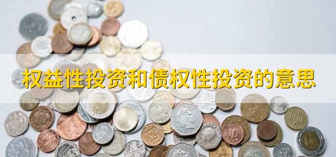 权益性投资和债权性投资的区别
