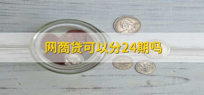 网商贷可以分24期吗