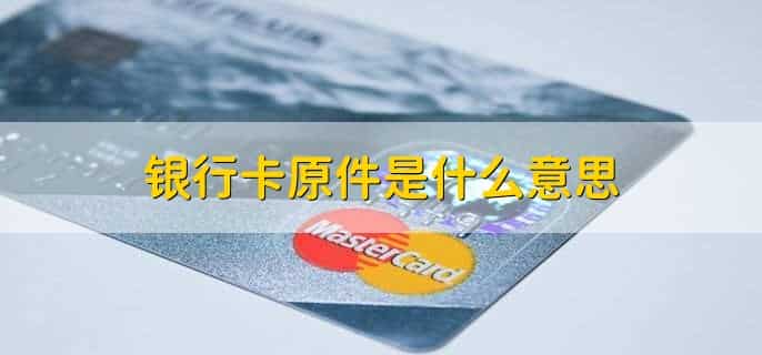 银行卡原件是什么意思，银行卡透支什么意思
