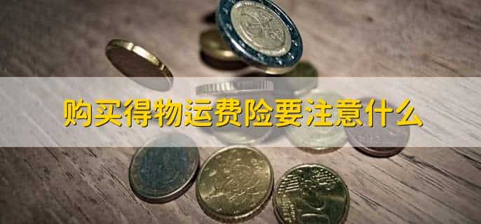 得物怎么买运费险