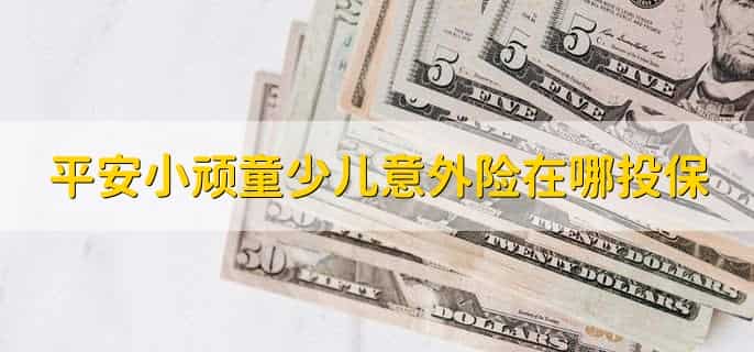 平安小顽童少儿意外险在哪投保