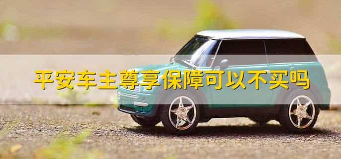 平安车主尊享保障可以不买吗,可以