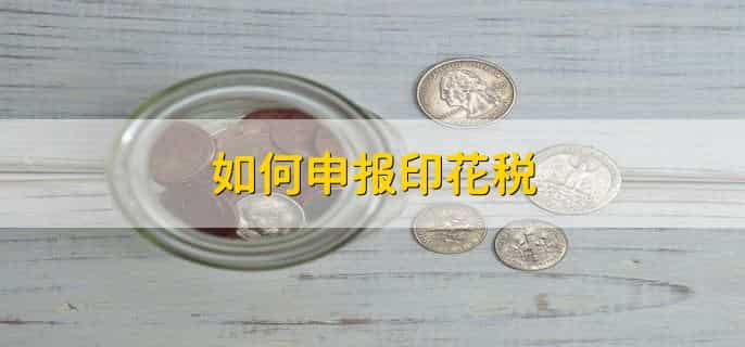 如何申报印花税