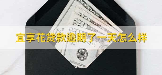 宜享花贷款逾期了一天怎么样