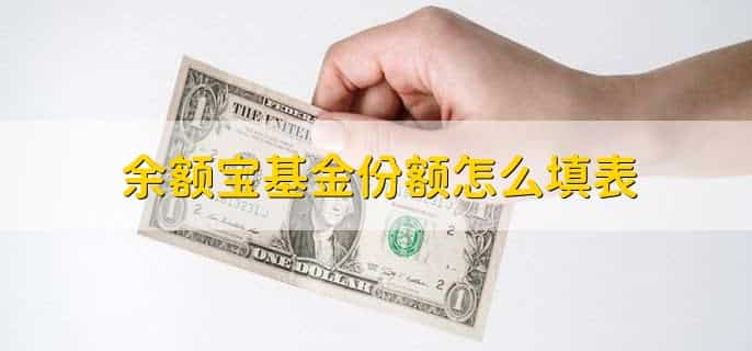余额宝基金份额怎么填表