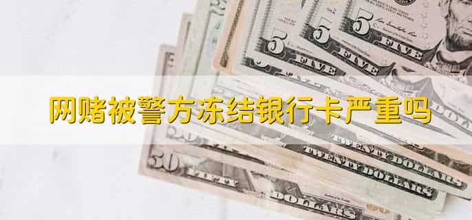 网赌被警方冻结银行卡严重吗，不严重