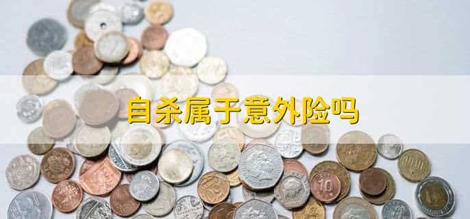 自杀属于意外险吗