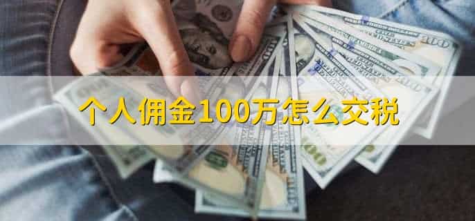 个人佣金100万怎么交税,有以下5步