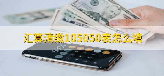 汇算清缴105050表怎么填,有以下七点