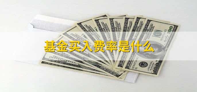 基金买入费率是什么，购买某一基金时需要支付的费用