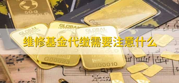 维修基金可以代缴吗