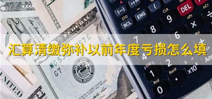 汇算清缴弥补以前年度亏损怎么填,有以下七点