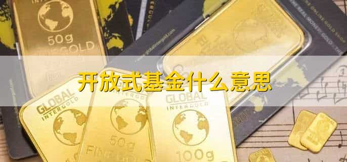 开放式基金什么意思，一种投资基金