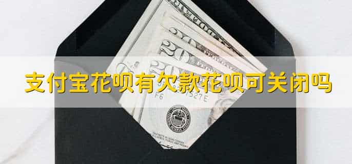 支付宝花呗有欠款的话花呗可以关闭吗，不可以