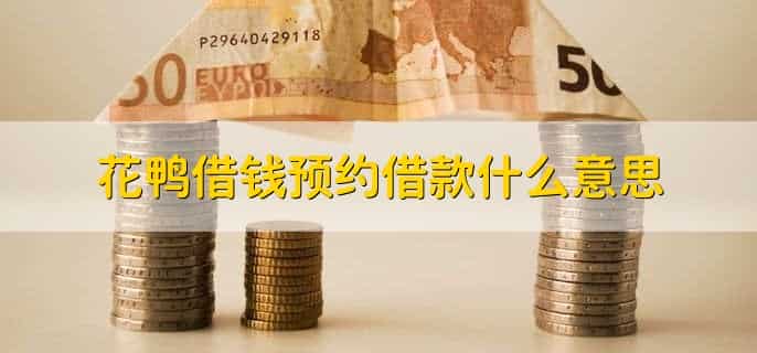 花鸭借钱预约借款什么意思