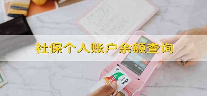 社保个人账户余额查询