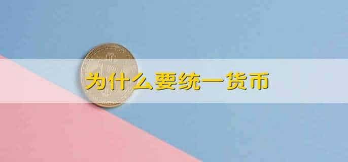为什么要统一货币