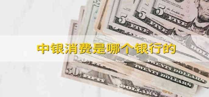 中银消费是哪个银行的