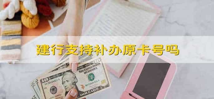 建行支持补办原卡号吗
