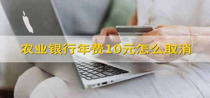 农业银行年费10元怎么取消