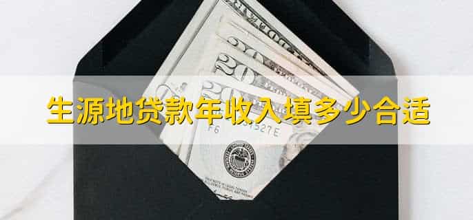 生源地贷款年收入填多少合适