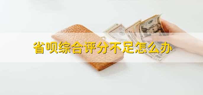 省呗综合评分不足怎么办,有以下四种处理方法