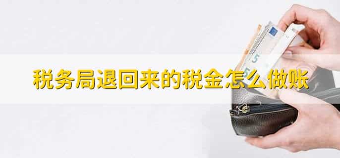 税务局退回来的税金怎么做账