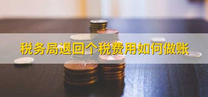 税务局退回个税费用如何做账