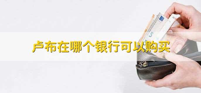 卢布在哪个银行可以购买