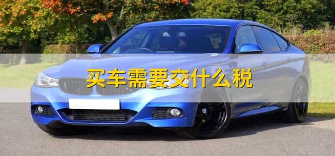 买房交什么税