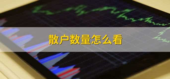 散户数量怎么看