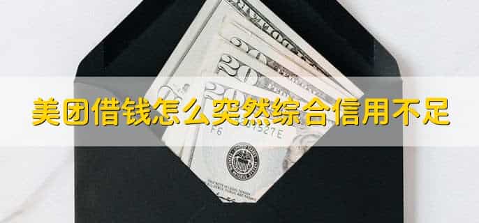 美团借钱怎么突然综合信用不足