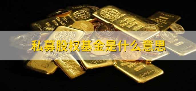 私募股权基金是什么意思，私人投资者所组成基金