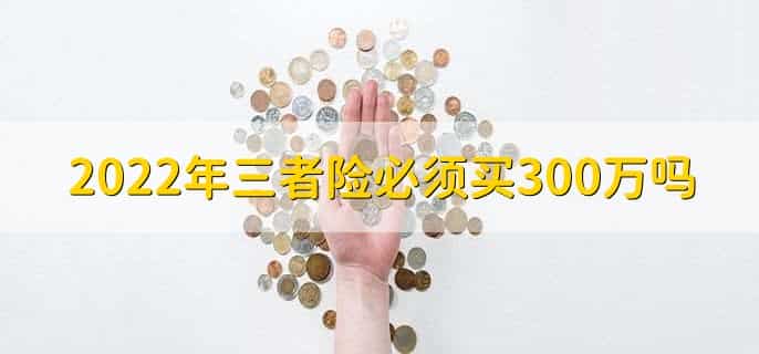 2022年三者险必须买300万吗