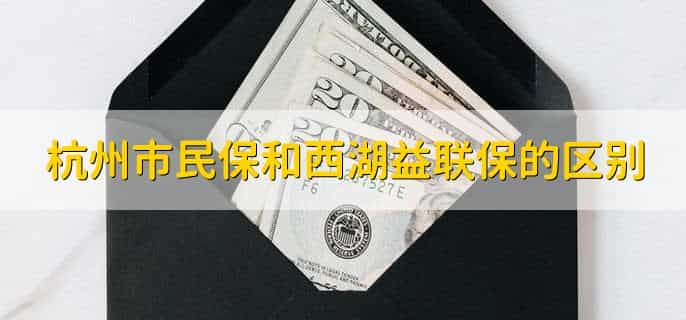杭州市民保和西湖益联保的区别