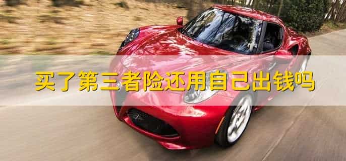 买了第三者险还用自己出钱吗，分以下两种情况