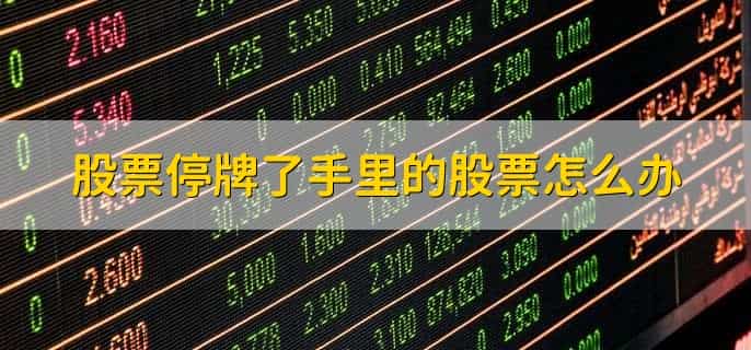 股票什么是停牌