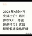 2023年春节股市休市时间表,股市2022春节休市时间