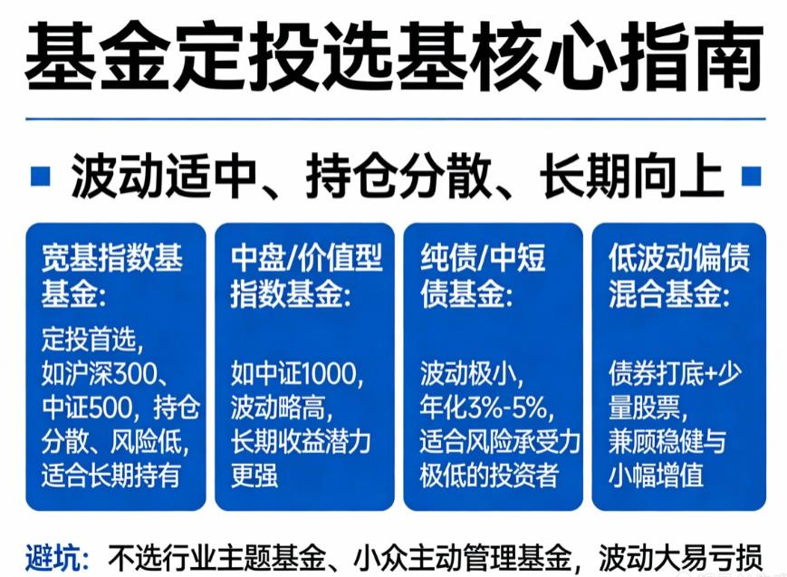 基金定投选什么类型的基金好？