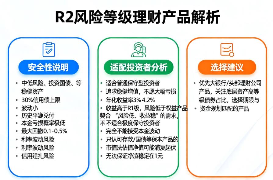 R2风险等级的理财产品到底安不安全？适合保守型投资者吗？