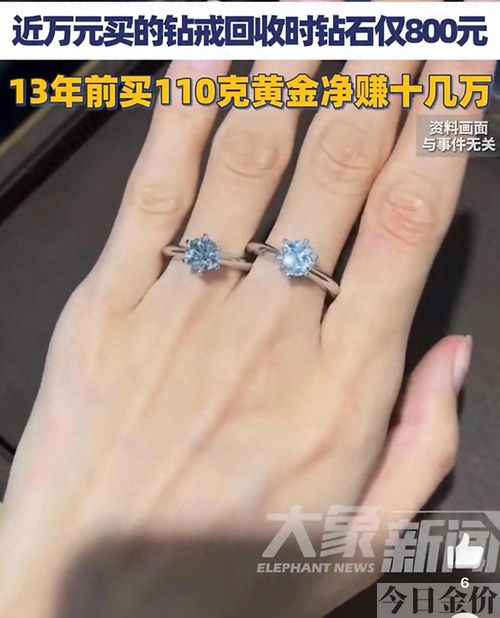 18k金钻戒回收多少钱一克