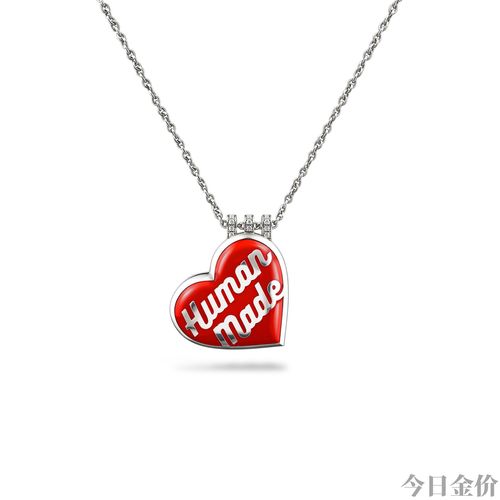 黄金心形吊坠