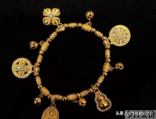 黄金手串珠搭配图片