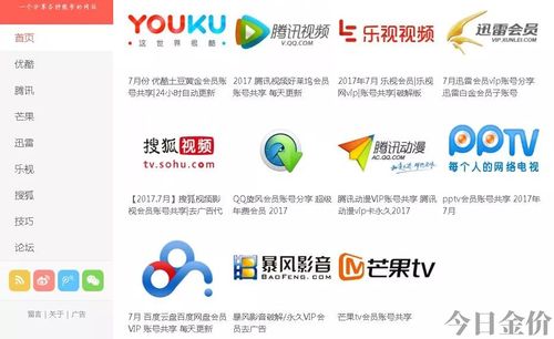 搜狐黄金会员账号共享
