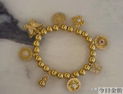 黄金手串珠搭配图片