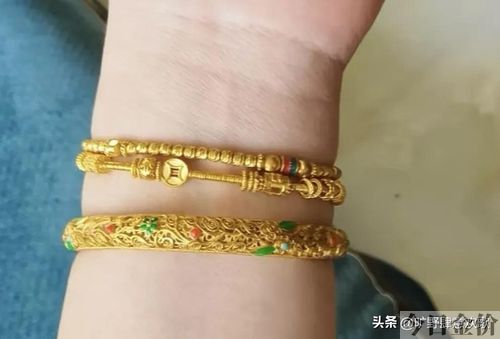 黄金手串珠搭配图片