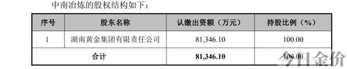 湖南黄金股份有限公司