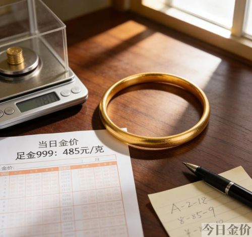 黄金手镯多少钱一个