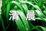 清晨的文案